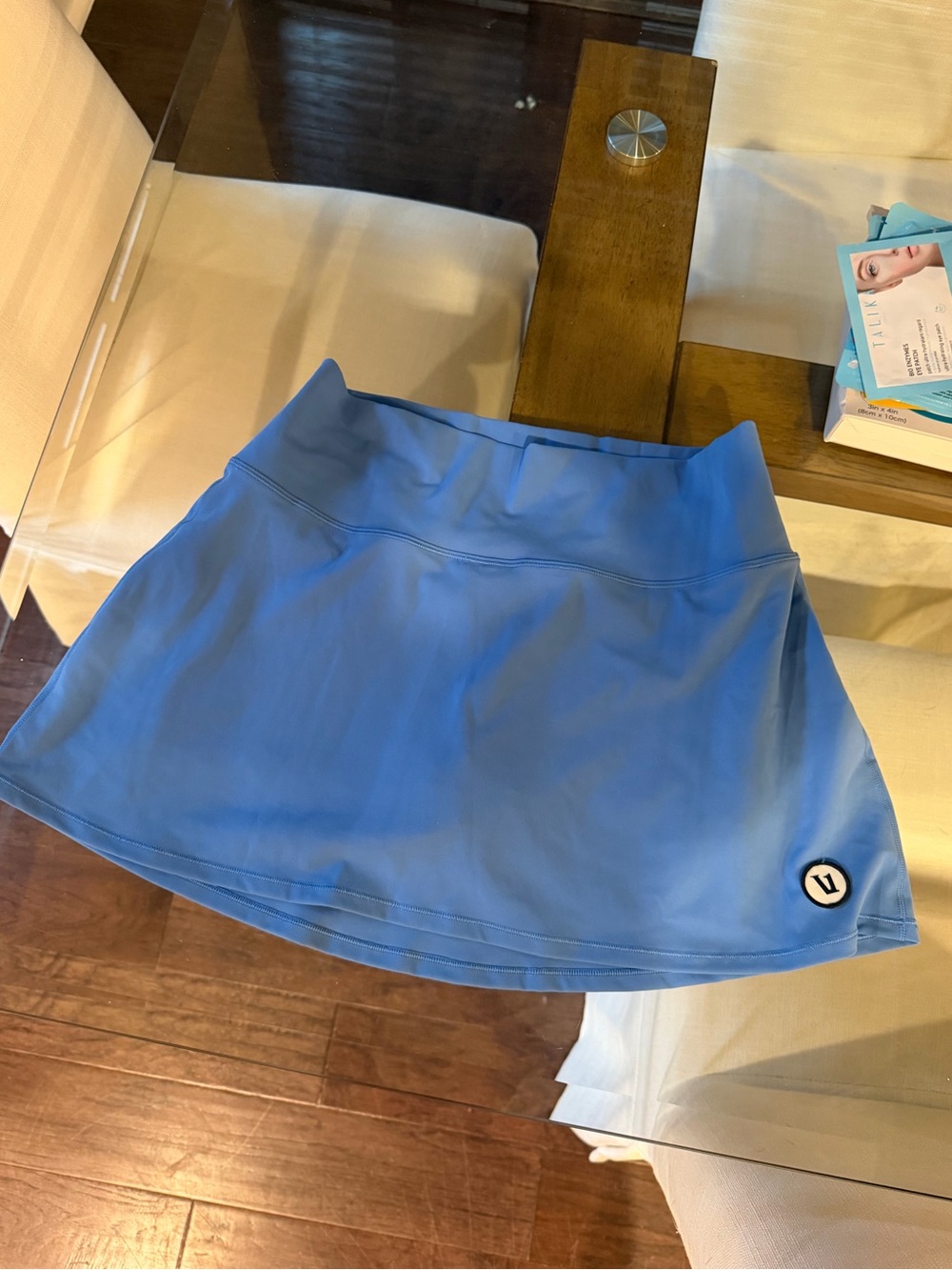 Vuori Light Blue Skater Skort and top set